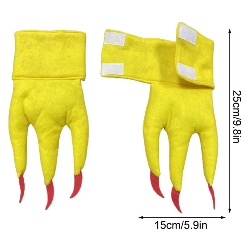 Bare Feet Shoes Costume Realistic Interesting Funny Animal Paws Socks Chicken Feet Socks For Horse Themed Activities Cosplay 6