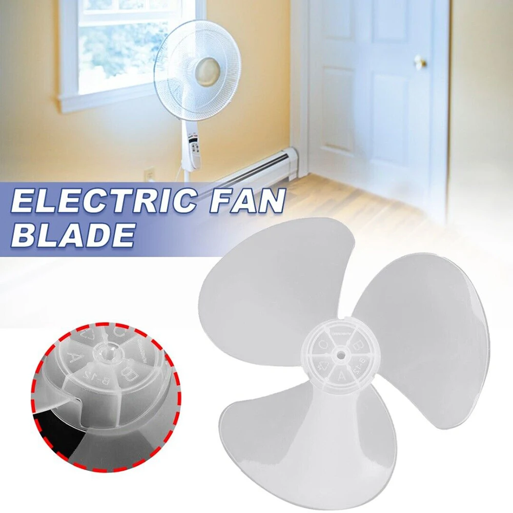 

12 Inch 3 Leaves Fan Blades Household Clear Plastic Fan Blade Replacement For Pedestal Fan Stand Fan Table Fan Accessories