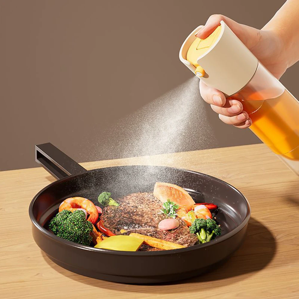 Manual Spray Seasoning Bottle Large Capacity Liquid Seasoning Container Kitchen Supplies