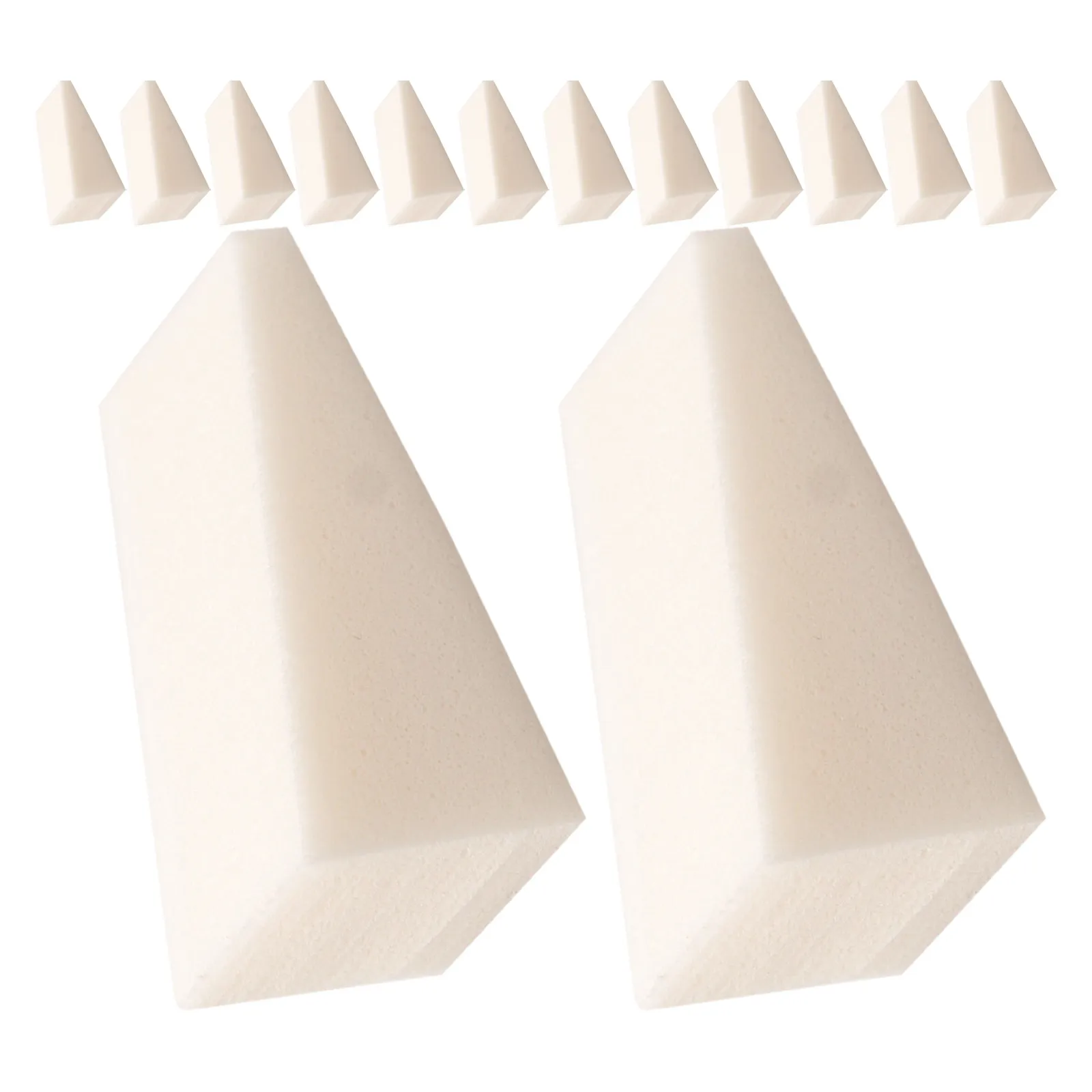 20Pcs DIY 그라디언트 네일 매니큐어 액세서리 용 부드러운 물 흡수성 그라디언트 네일 스폰지 메이크업 스폰지 애플리케이터