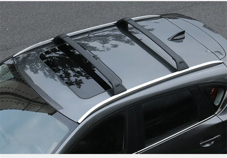 Aluminum Alloy Car Roof Rack Cross bar For Mazda CX-5 CX5 Rails Bar Luggage Carrier Bars top Racks Rail Boxes car exterior parts,luggage rack base