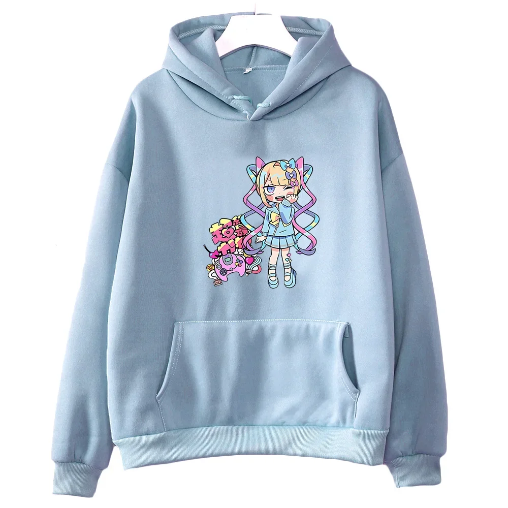 NEEDY GIRL OVERDOSE Sweatshirts Cartoon Aesthetic Hoodie Popular Anime Clothes Women Kawaii Hoody Autumn Winter Fleece Sweatwear