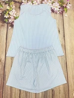 Plus Size Summer striped lady suit - Image 4