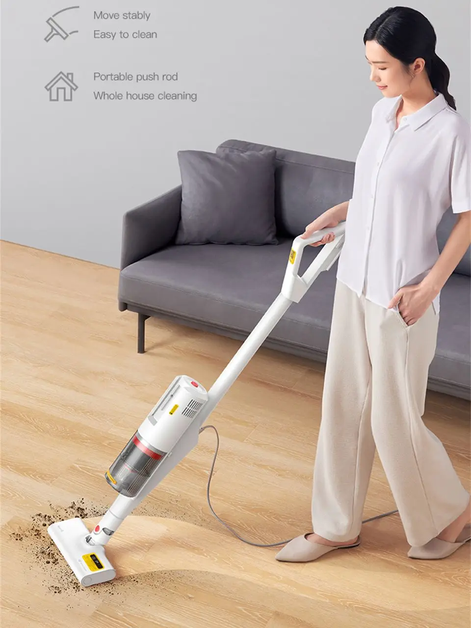 Deerma DX888/DX700/DX700S 2 in 1 Vertical/Handheld Vacuum Cleaners For