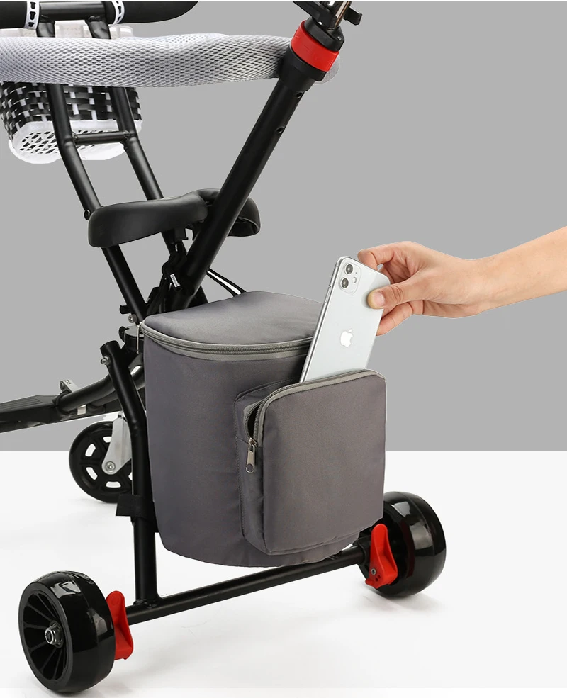 Description Picture 6 of itemNew Baby-Sporting Artifact Baby Stroller Hanging Bag Large Capacity Children's Car Accessories Bag Universal Outing Storage Bag