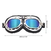 Windproof Retro Motorcycle Goggles Glasses Vintage Moto Classic Goggles for Pilot Style Steampunk ATV Bike Copper Helmet 4