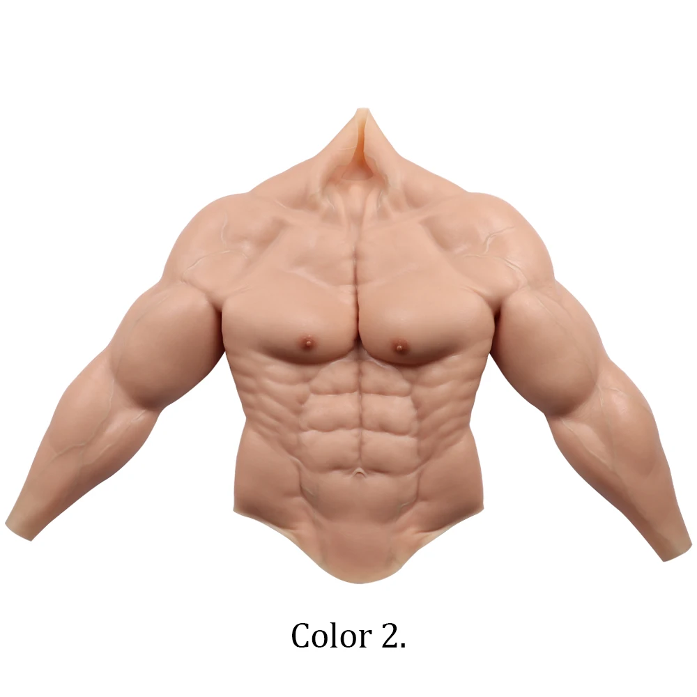 Silicone Muscle Suit Artificial Fake Muscle Belly, Man Cosplay Costume Male  Fake Chest Bodysuit Realistic Simulation Muscles, for Cosplay Halloween  Props Masquerade,Tan: Bath Mats: Amazon.com.au