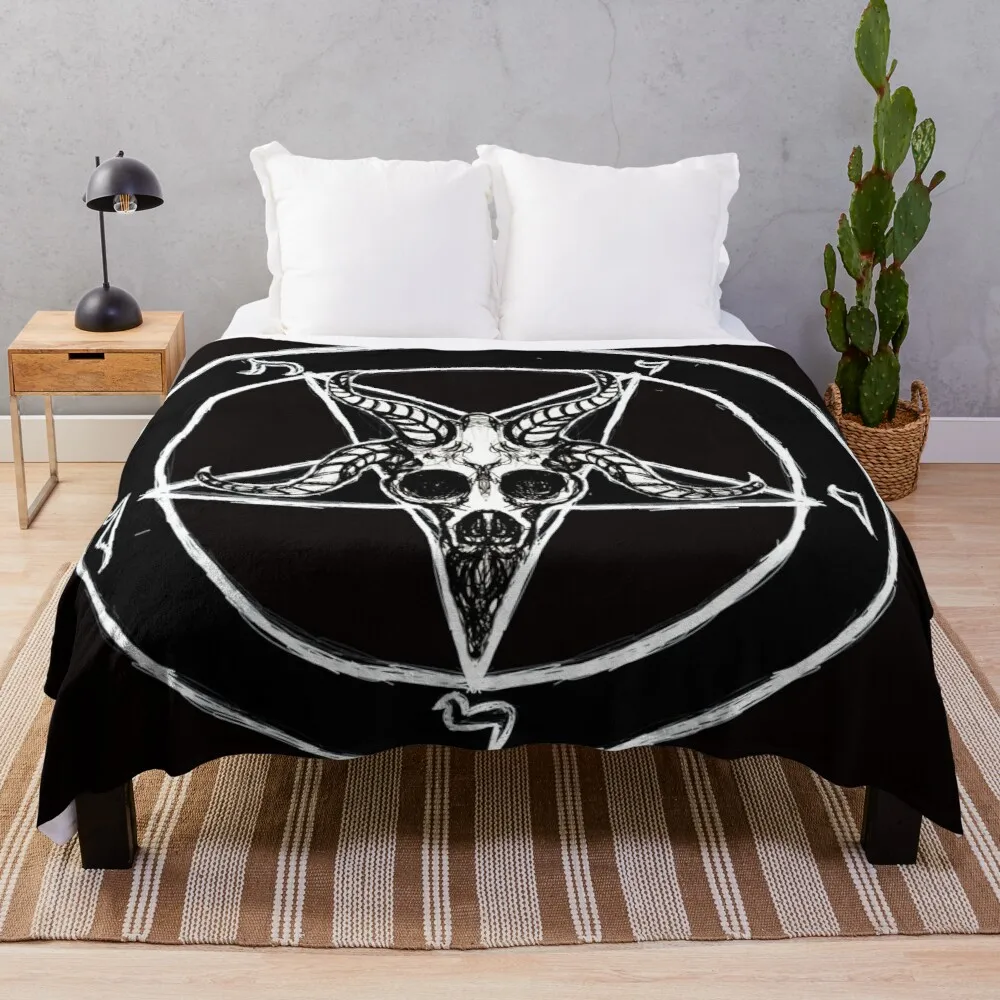 Одеяла Baphomet в виде пентаграммы для девочек и мальчиков детское Фланелевое