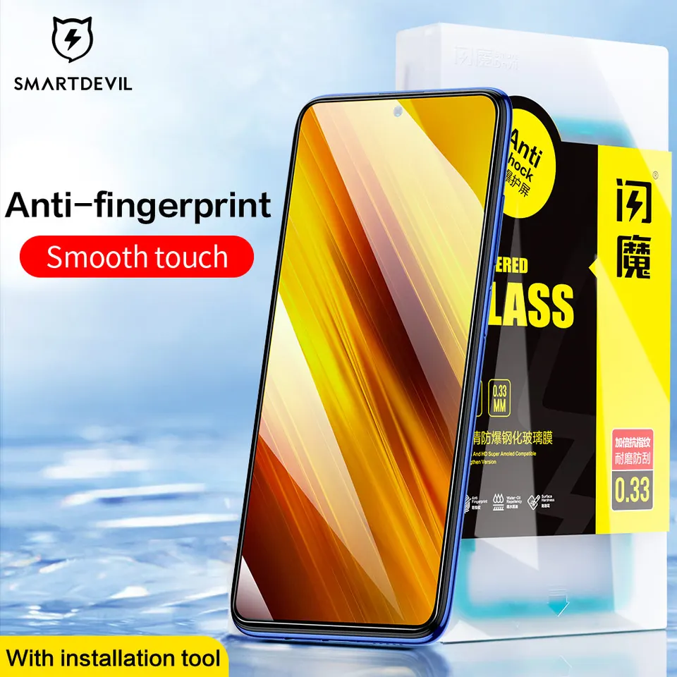 3 Pezzi Di Vetro Temperato Per Xiaomi Poco X3 M3 Pro