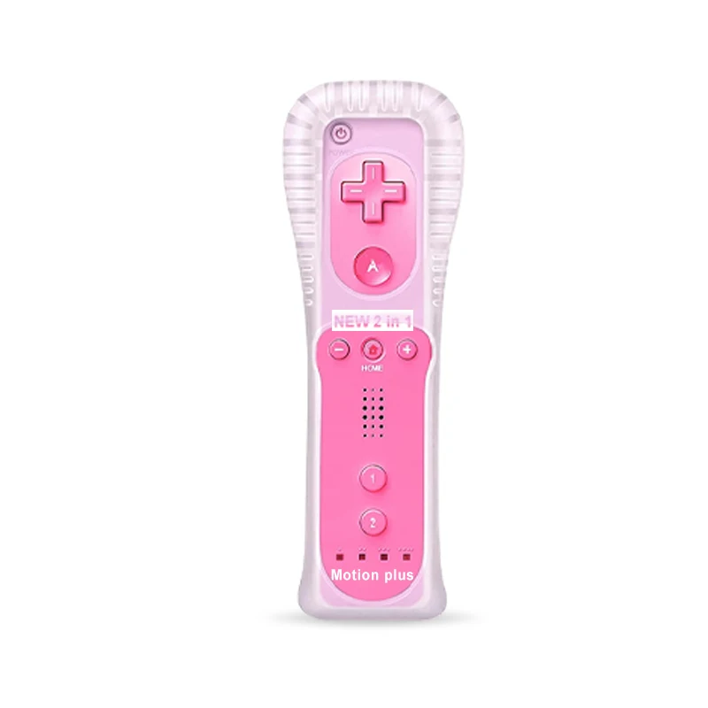 2PCS Controller for Wii Remote Controller Gamepad with Motion Plus For Ninetend Wii/Wii U Wireless Gamepad for Wii Games Console 