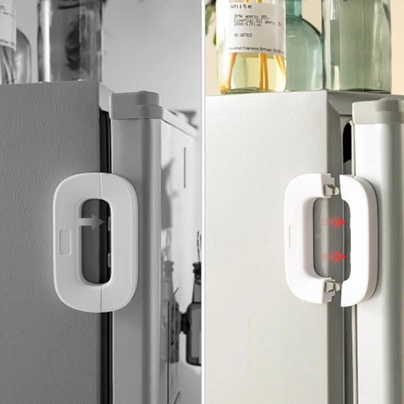 Household Refrigerator Freezer Door Lock Cabinet Safety Anti-pinching for Baby 1PC