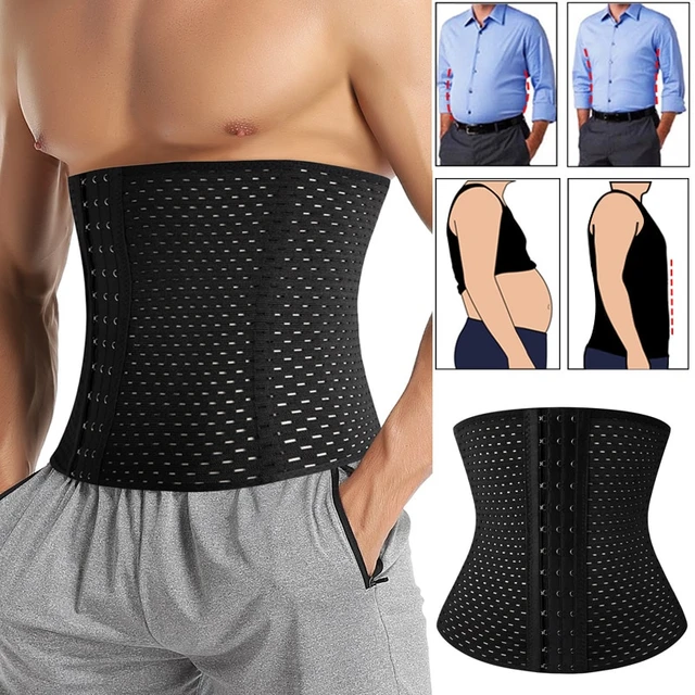 Men Slimming Body Shaper Waist Trainer Trimmer Belt Corset For Abdomen Belly  Shapers Tummy Control Fitness Compression Shapewear - AliExpress