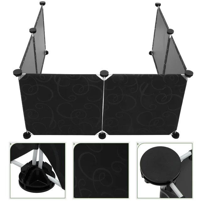 1 Set Cat Litter Box Enclosure Privacy Protector Durable Pp Material Anti-Splashing Easy Potty Training Gift For Pet Owners