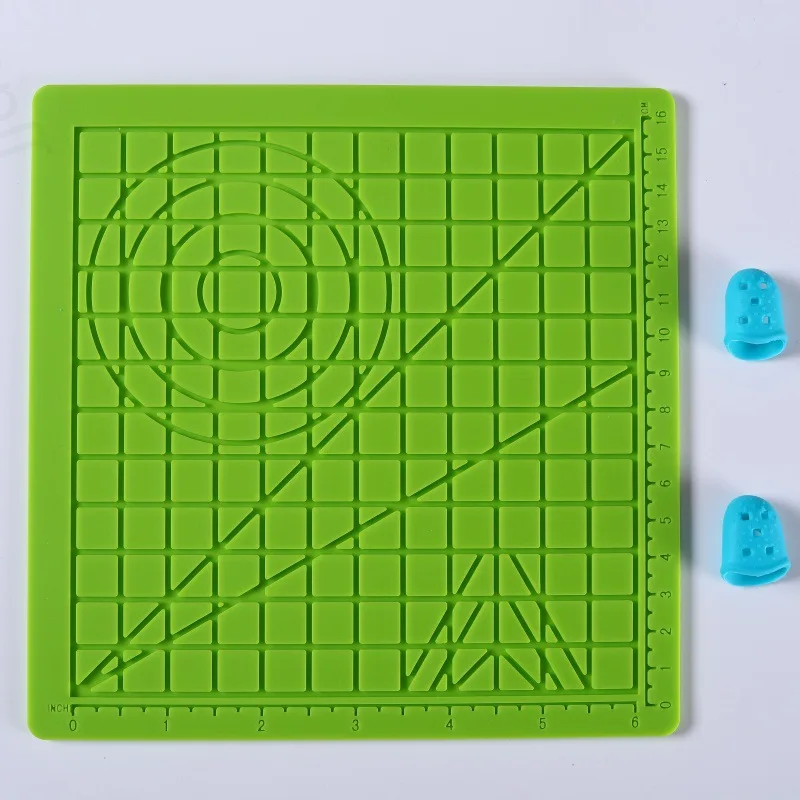 Creative Silicone Design Pad for 3D Printing with Finger Covers for Kids