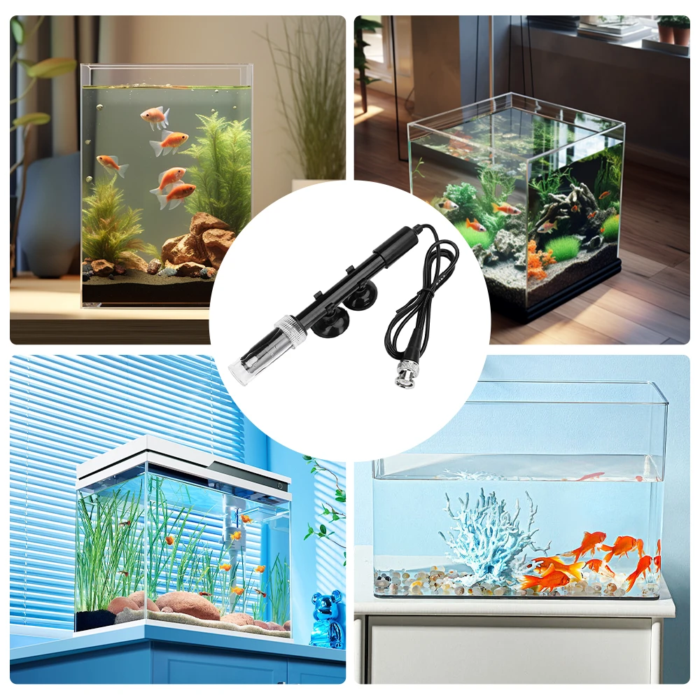 PH Electrode Probe BNC Connector PH Tester Controller Meter Sensor Refillable / Non-fillable Electrode Probe For Aquarium