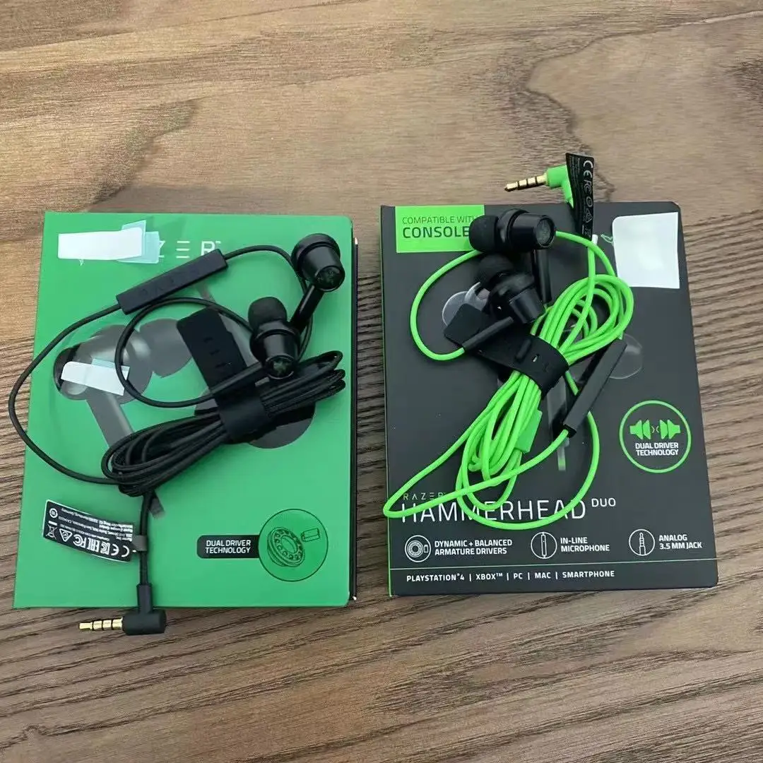 Wired Headphones For Hammerhead Duo Gaming Earphone High Quanlity Wired Headset In-ear Wired Earphones For Phone 6