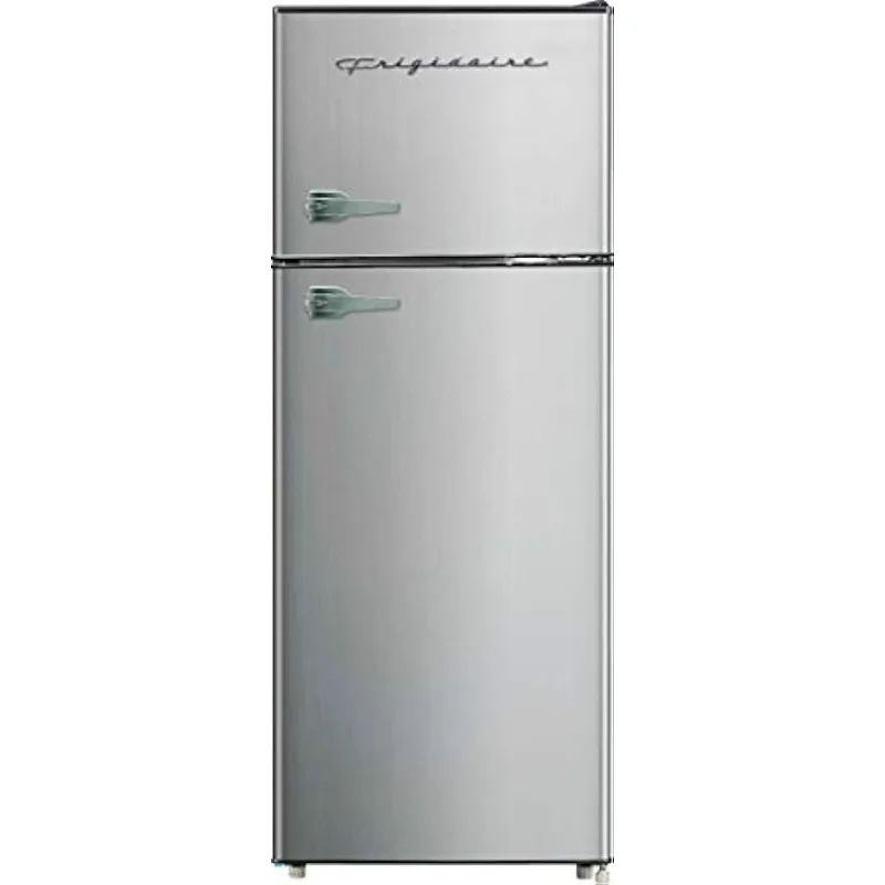 

Frigidaire EFR751, 2 Door Apartment Size Refrigerator with Freezer, 7.5 cu ft, Platinum Series, Stainless Steel