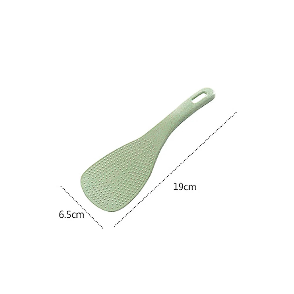 Wheat Straw Material Non-stick Rice Spoon Kitchen Utensil Rice Cooker Shovel Kitchen Accessories plastic rice spoon