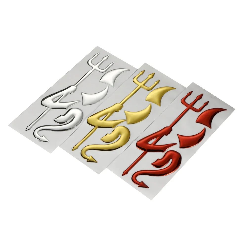 3D Diy Devil Angel Auto Emblem Logo Decalcomanie Decorazione Sticker Per Volkswagen Skoda Nissan Benz Toyota Chevrolet Ford Focus