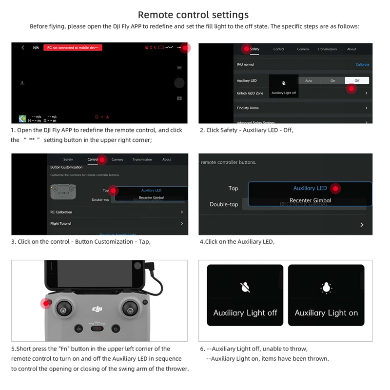 Airdrop Air Drop System para Dji Mavic Air e Air 2s Anel Isca de Pesca Lançador Remoto Vida Entrega Resgate Presente - Image 2