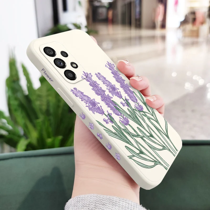 Elegant Lavender Phone Case - Soft Protective Cover in Timeless Design
