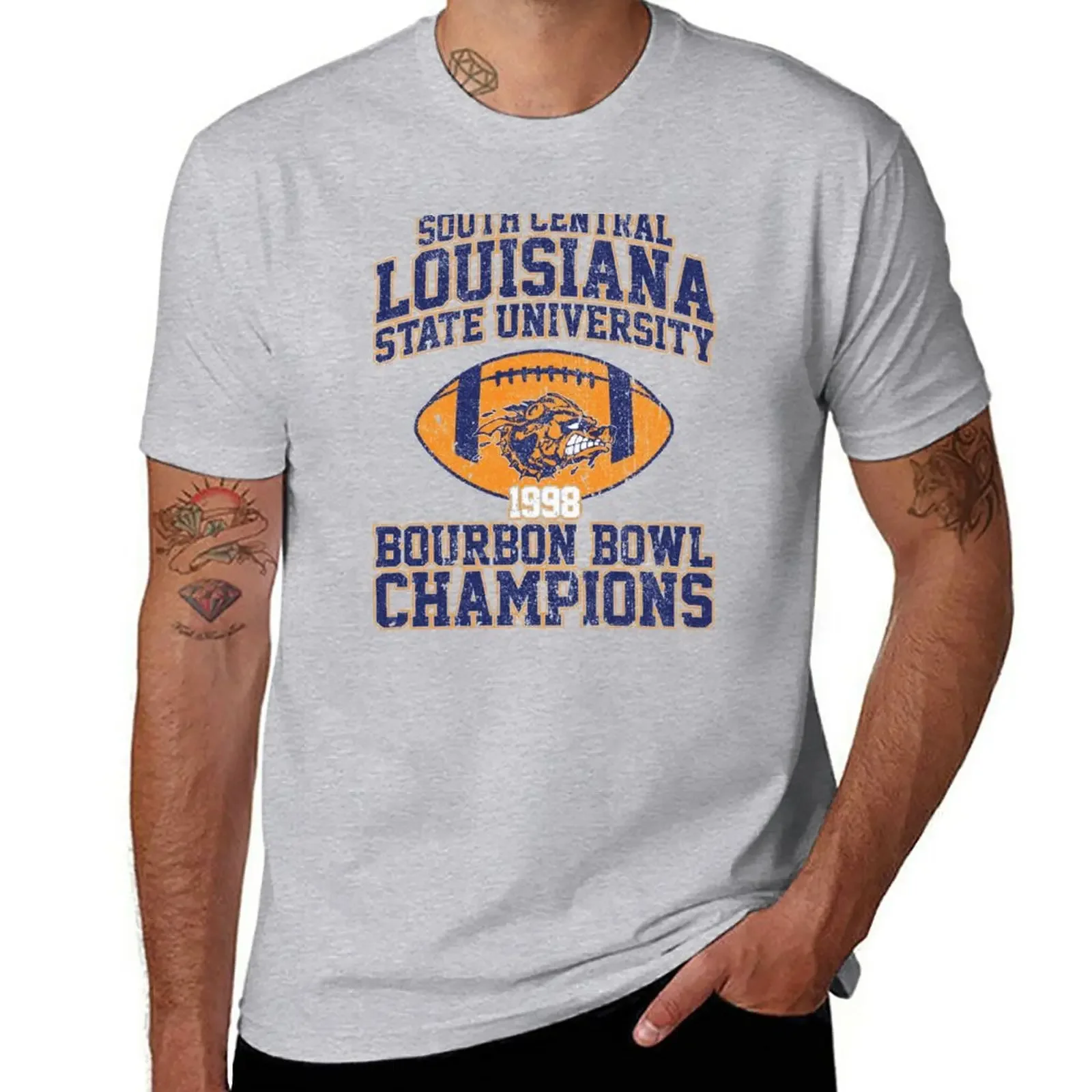

SCLSU 1998 Bourbon Bowl Champions (Variant) T-Shirt sublime tees hippie clothes blacks plain t shirts men