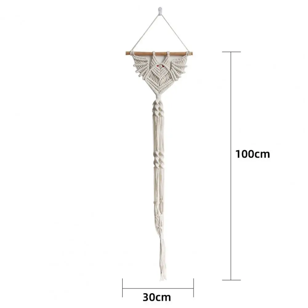 Gothic Bat Hanging Tapestry Woven Bat Hanging Planter Succulent Pot Air Plant Holder Home Decor