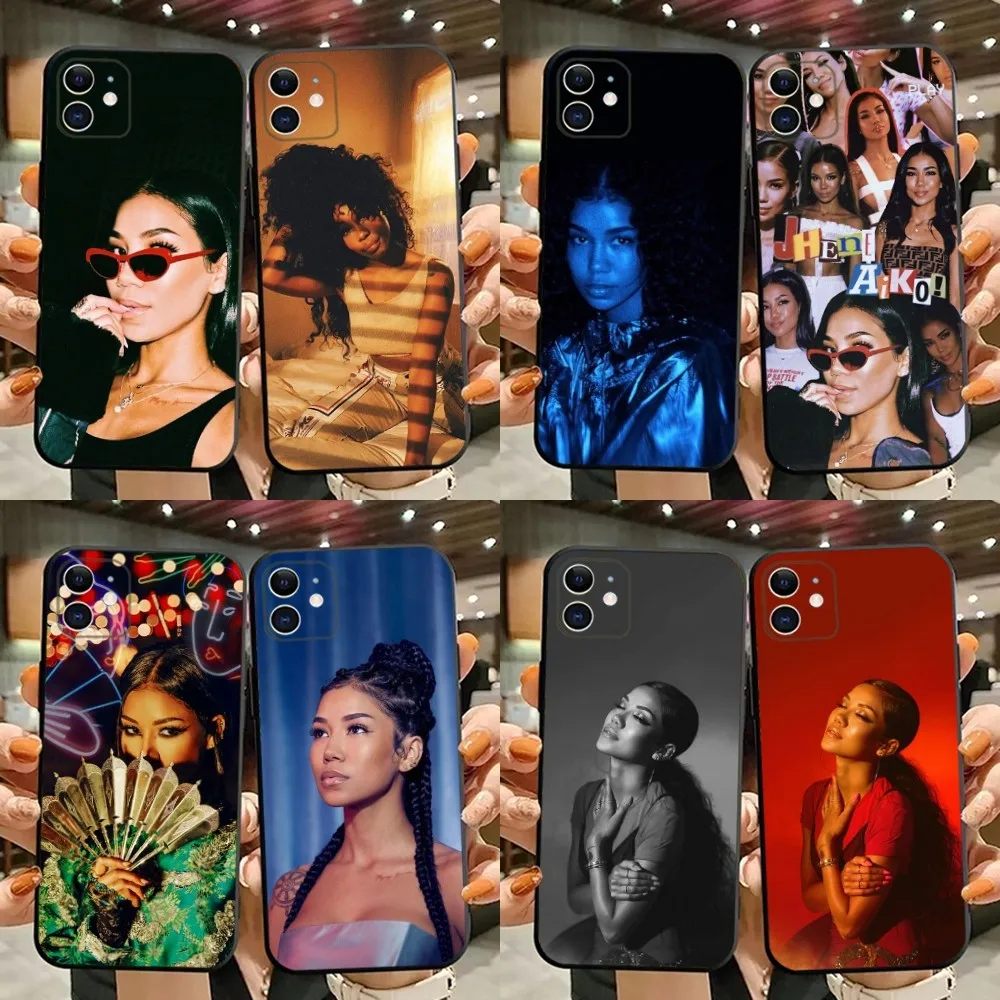 Чехол для телефона Jhene Aiko Singer для iPhone 15,14,13,12,11,Plus,Pro Max,XS,X,XR,SE,Mini,8,7, мягкий силиконовый черный чехол