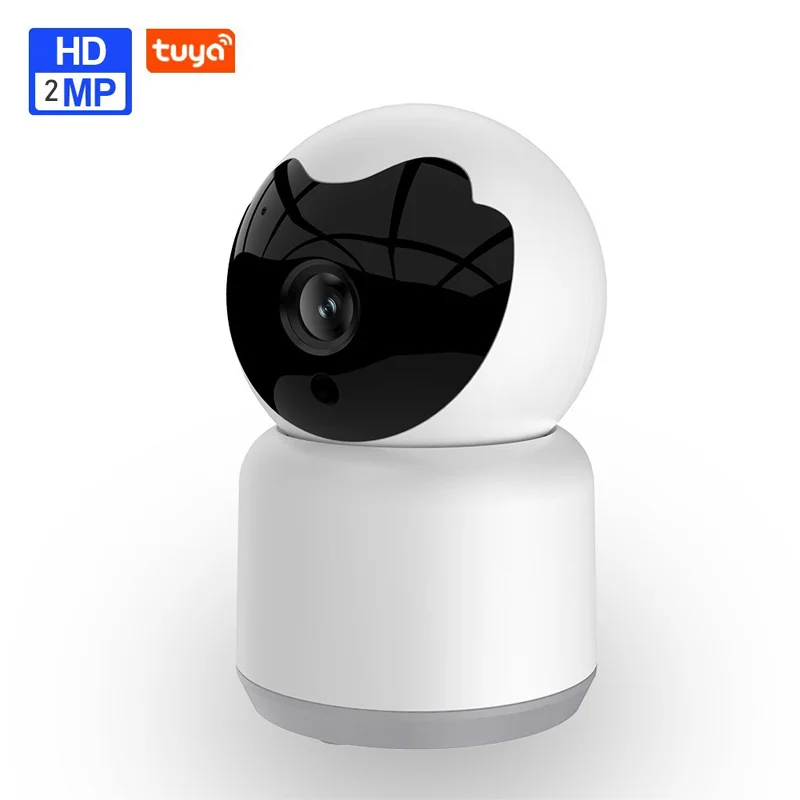 Tuya Head Shaker Home Night Vision HD WIFI Indoor Wireless Monitoring Camera Two-Way Audio Motion Detection Alarm PTZ Rotation wireless home camera light bulb camera 360 degree full hd 1080p smart home camera smart night vision two way audio smart motion detection real ti