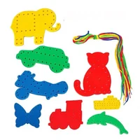 Busy Board Montessori Lacing Threading Toys For Toddler Fine Motor Skills Sensory Development Educational Best Gifts 1
