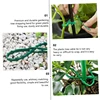 10-100pc Adjustable Plant Ties Flexible Garden Plant Ties Green Multi-Function Sturdy Garden Plant Twist Tie Plastic Garden Ties 5