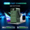 CTOLITY AP200 PD3.1 140W 192Wh 200W LiFePO4 Portable Power Bank 3000+ Cycle Ultra Fast Charging  LED DC Solar 150W PC 5