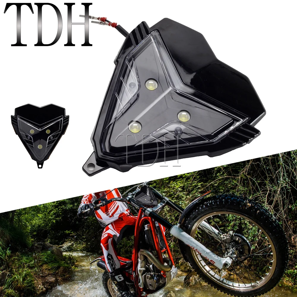 Lampada frontale per faro anteriore a LED per bici di prova per Gasgas TXT Pro EC 125/250/280/300 TXT250 Racing Enduro lampada frontale maschera per luce di marcia