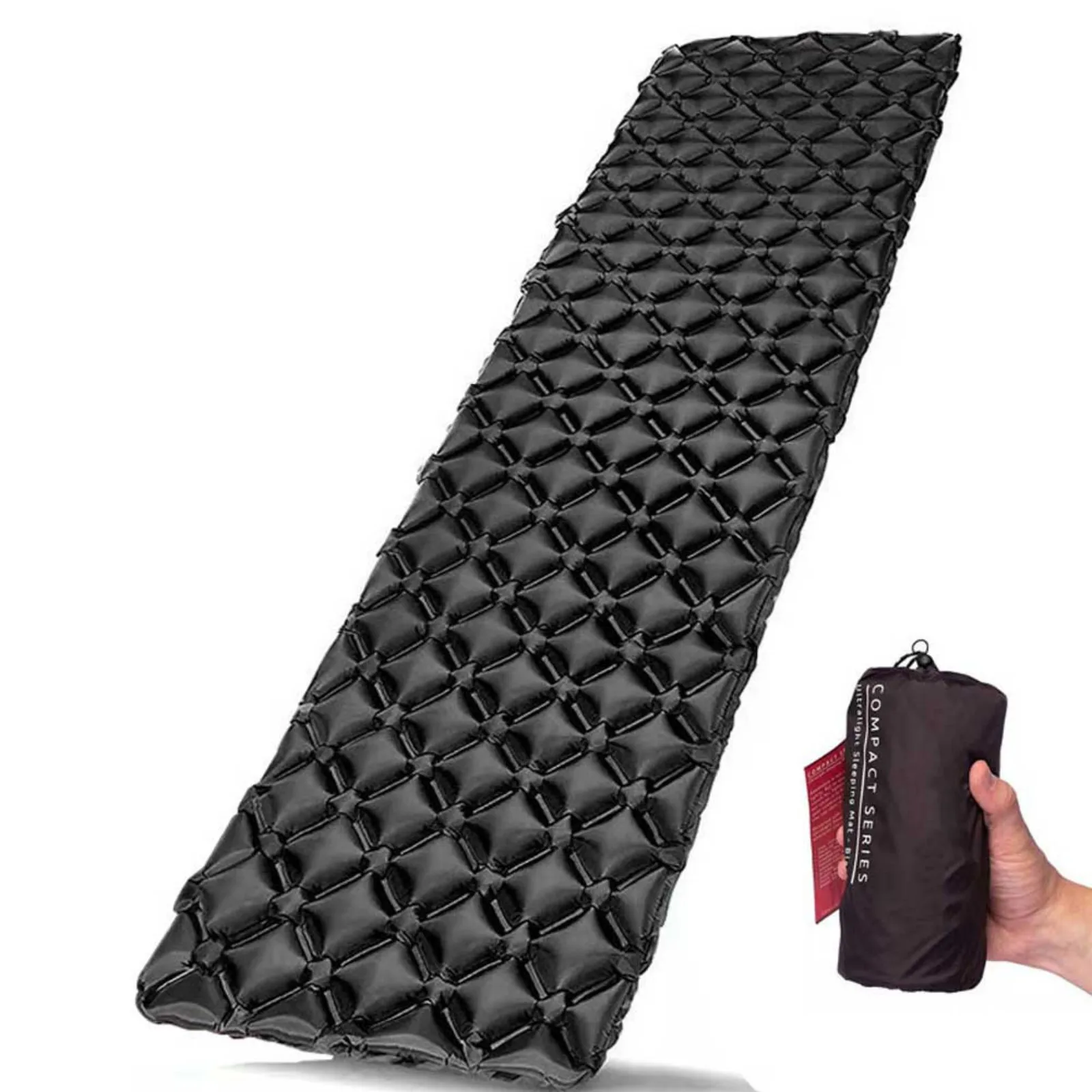 Outdoor Sleeping Pad Portable Camping Mat Inflatable Air Mattress