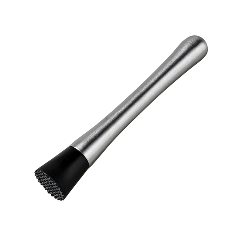 Stainless Steel DIY Muddler Pestle Ice Breaker Hammer Chipper Fruit Vegetable Crusher Stirrer Swizzle Sticks Kitchen Bar Tool