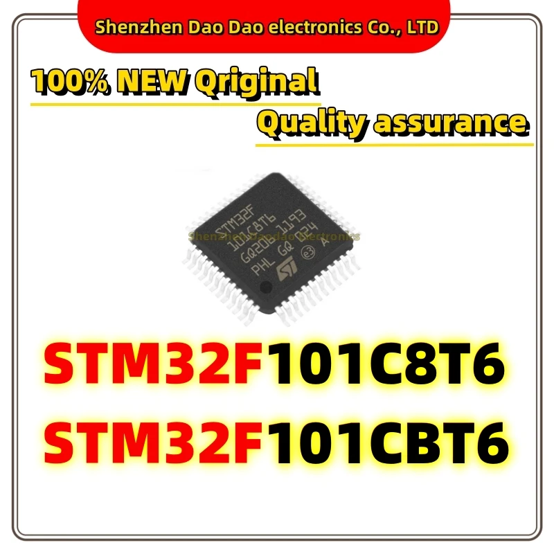 5Pcs STM32F101C8T6 STM32F101CBT6 LQFP-48 Microcontroller chip new original
