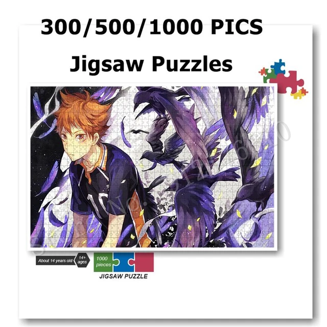 Purple Aesthetic Volleyball Junior Jigsaw Puzzle Haikyuu 300/500/1000 Pics  Anime Puzzles Decompression Game Educational Gifts - AliExpress