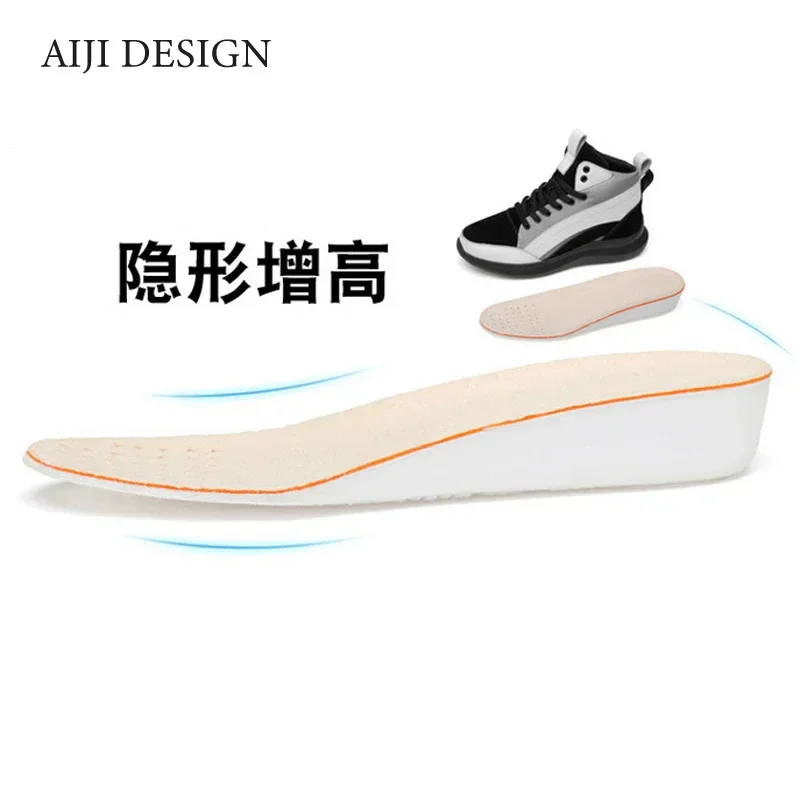 Sports Shoes Men Elevator Shoes Hidden Heels Heightening Shoes Increase Insole 10CM 8CM 6CM Optional
