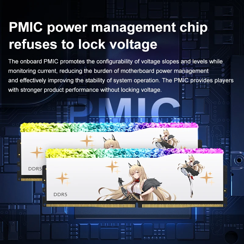 Desktop Ram Memory JUHOR RGB DDR5 16GB 6400MHz 6800MHz 16GBx2pcs UDIMM PC Computer Hynix Chip