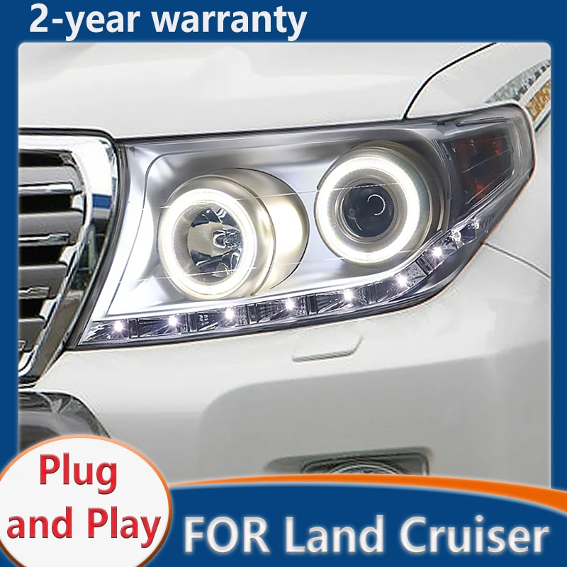 

Head Lamp For Toyota Land Cruiser Headlights LC200 LED 2007-2015 Headlight DRL Hid Bi Xenon Auto Accessories