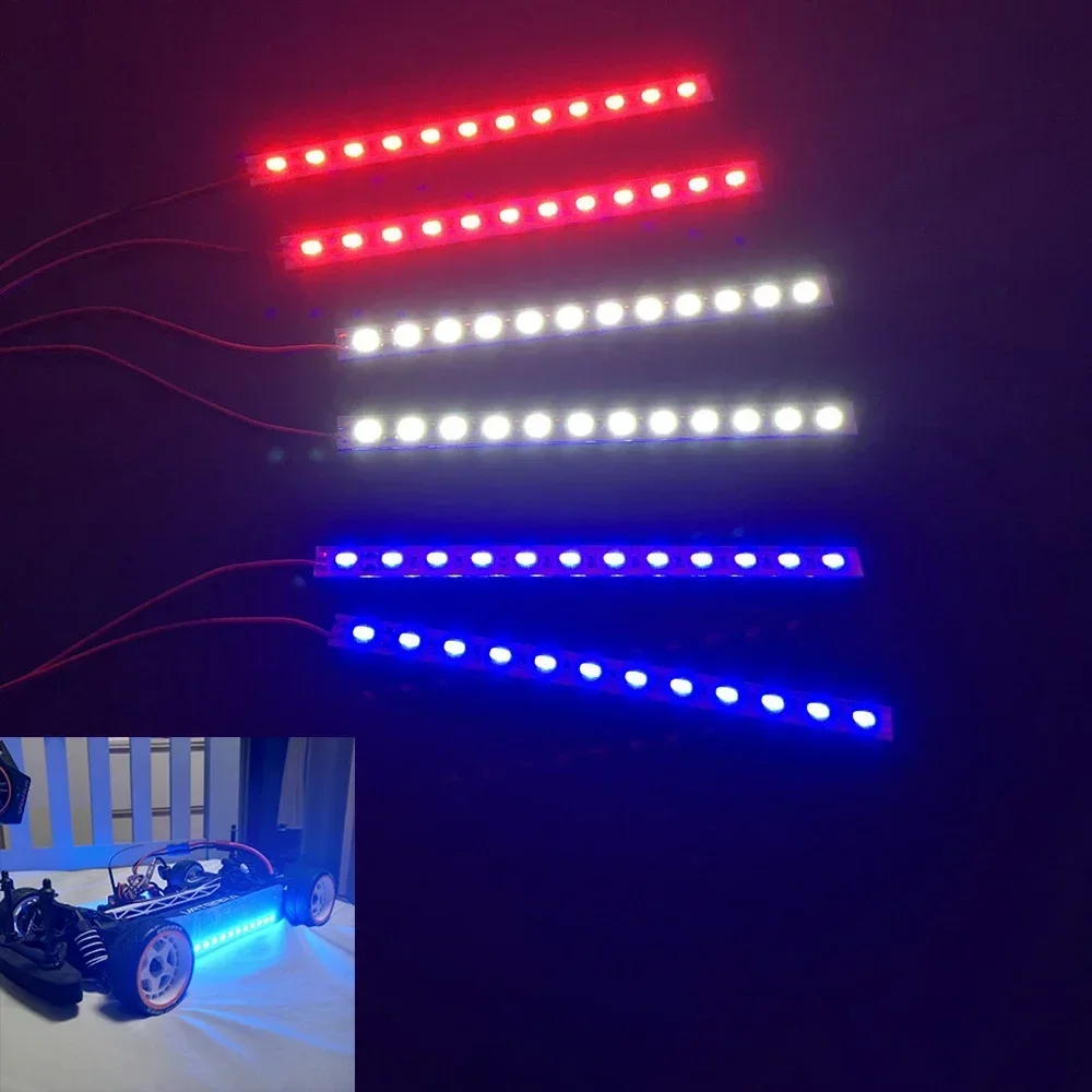 1/10 RC Accessori Auto Drift Car LED Telaio Dazzle Lampade Della Luce per 1/10 1/8 RC Auto Traxxas Trx4 TRX-4 D90 D110 Axial SCX10