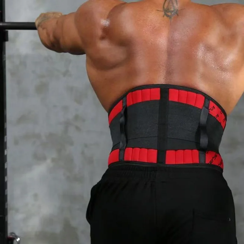 8mm Neoprene Back Support Belt, Gym Weight Lifting Belt for Men & Women Gym Bodybuilding Belt with Lumbar Splint for Pain Relief