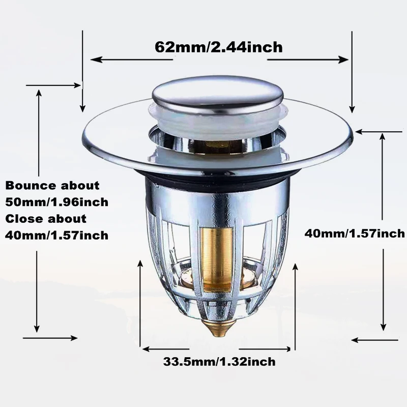 Рисунок 6 - Новая Выдвижная пробка для слива раковины