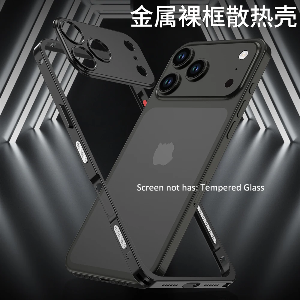 Premium Aluminium Alloy Metal Frame Bumper with Camera Protector Cap Cover