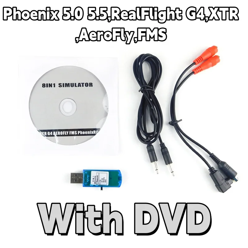 Câble Simulateur Vol USB 8 en 1 FS-SM106 - Formation RC