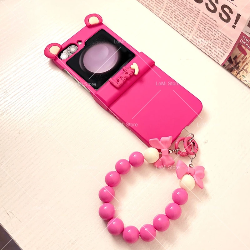 Adorable Lucky Hinge Phone Case with Cute Ears Design