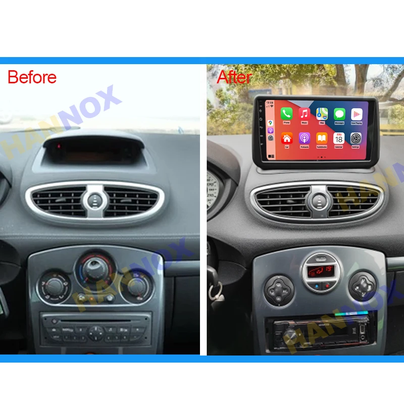 8g+128g 9inch Android Car Radio For Renault Clio 3 Clio3 20052014