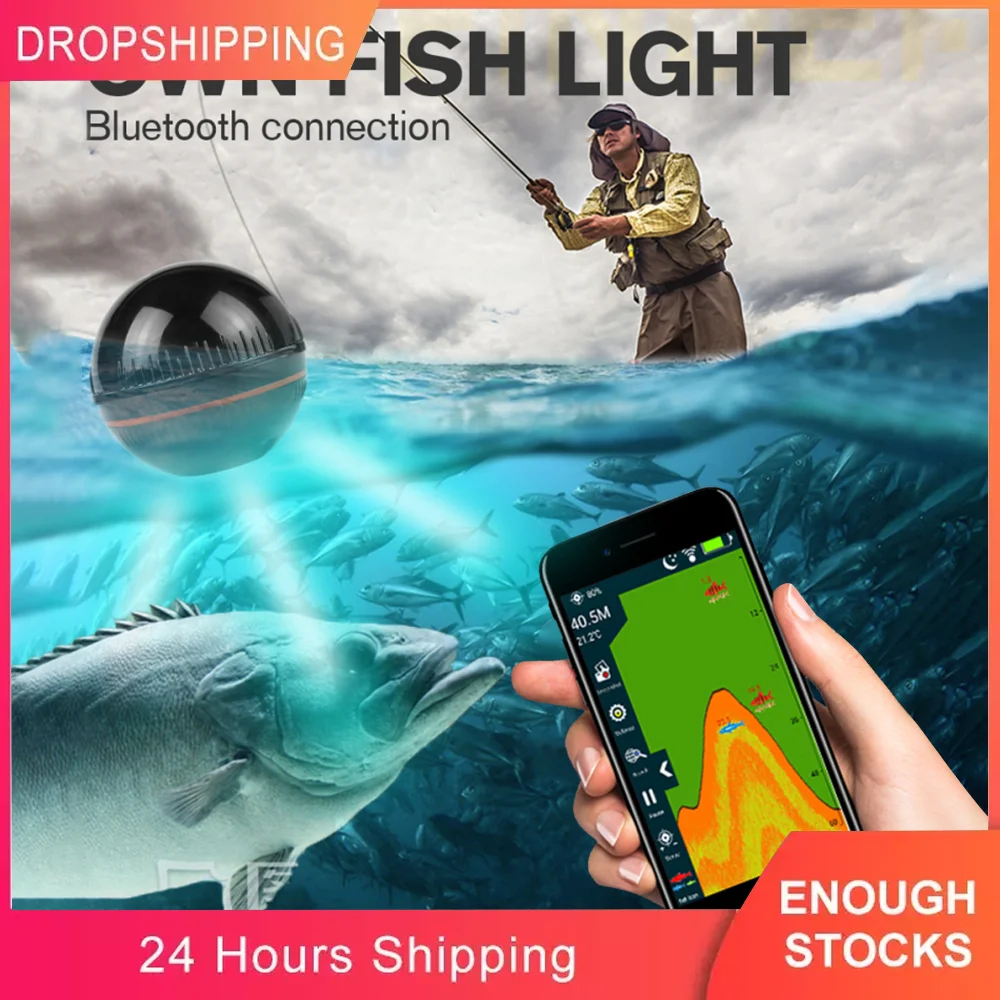 Erchang Xa02 Wireless Intelligent Sonar Fish Finder Underwater High