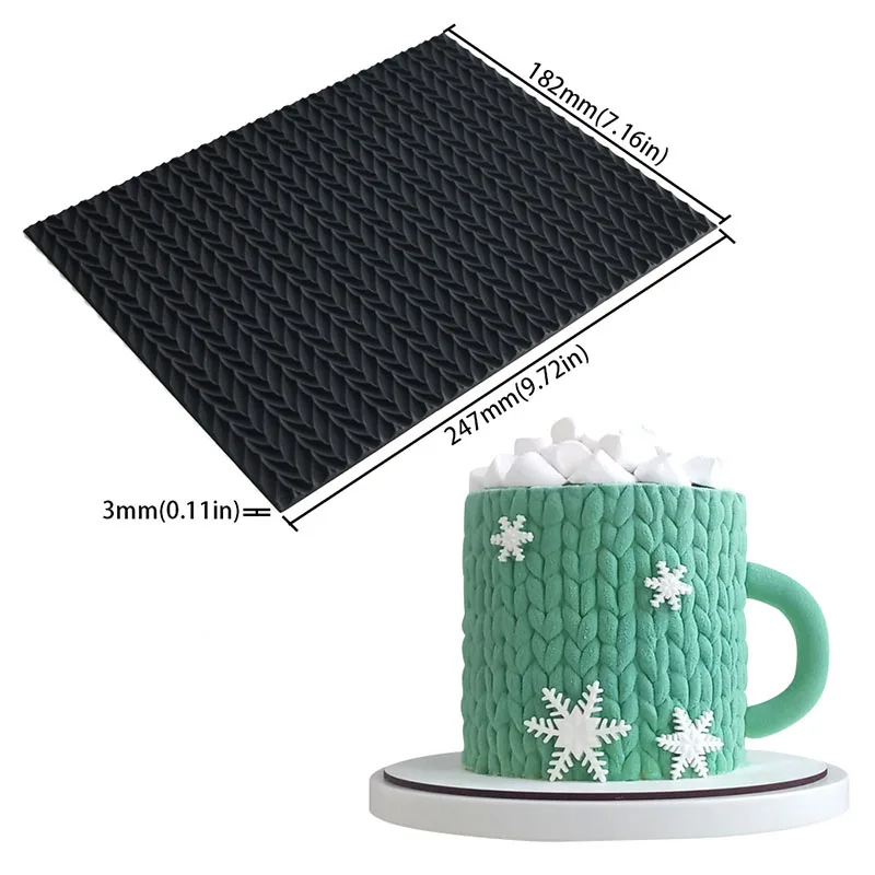Reusable Silicone Baking Mold for Decorative Pastries and Desserts