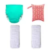 AIO XL 1 Pcs Cotton L Adjustable Adult Cloth Diaper + 1 Pcs 2 Pocket 30*40cm Diaper Bag + 2 Pcs Adult Cloth Diapers Inster 6